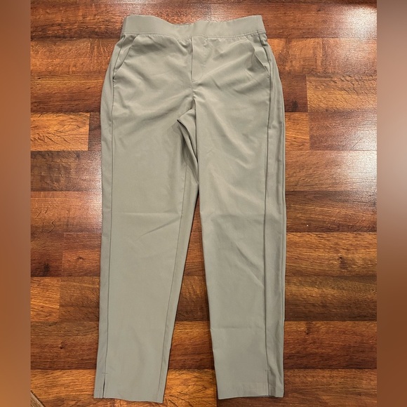 Reebok Women’s Athletic Pants Elastic Waist Size Small Light Green Gray - Picture 1 of 4